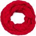 styleBREAKER Damen Strick Loop Schal Einfarbig mit Bubblemuster, warmer Winter Strickschal, Raspberry Pattern Schlauchschal 01018167