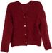 styleBREAKER Damen Boucle Strick Cardigan mit Knopfleiste, Strickjacke einfarbig, Bouclé Strickweste, Onesize 08010081