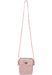 styleBREAKER Damen Mini Bag Umhängetasche mit Rauten Steppmuster, Drehverschluss, Stepptasche, Einfarbig gesteppt 02012377