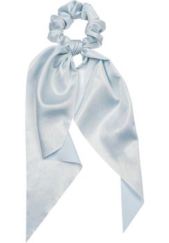 styleBREAKER Damen Haargummi einfarbig mit Schleife im Retro Style, elastisch, Scrunchie, Zopfgummi, Haarband 04027042