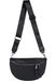 styleBREAKER Damen Umhängetasche in Halbmond Form, abnehmbarer verstellbarer Schultergurt, Einfarbige Handtasche 02012380