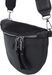 styleBREAKER Damen Umhängetasche in Halbmond Form, abnehmbarer verstellbarer Schultergurt, Einfarbige Handtasche 02012380