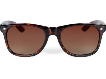 styleBREAKER Unisex Nerd Sonnenbrille mit Kunststoff Rahmen und Polarisierten Blendfreien Gläsern, Retro Style 09020132