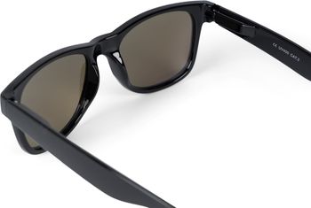 styleBREAKER Unisex Nerd Sonnenbrille mit Kunststoff Rahmen und Polarisierten Blendfreien Gläsern, Retro Style 09020132