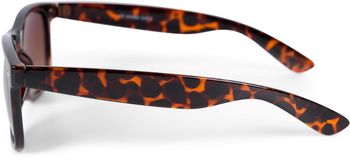 styleBREAKER Unisex Nerd Sonnenbrille mit Kunststoff Rahmen und Polarisierten Blendfreien Gläsern, Retro Style 09020132