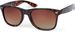 styleBREAKER Unisex Nerd Sonnenbrille mit Kunststoff Rahmen und Polarisierten Blendfreien Gläsern, Retro Style 09020132