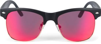 styleBREAKER Kinder Sonnenbrille mit Ovalen Gläsern Kunststoff Metall Rahmen, Polycarbonat Gläsern, Retro 09020135