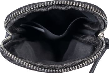 styleBREAKER Damen Umhängetasche klein mit Reißverschluss, Mini Bag Handtasche Einfarbig verstellbar, Handytasche 02012382