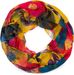 styleBREAKER Damen Loop Schal mit buntem Blumen Muster, leichter sommerlicher Schlauchschal mehrfarbig 01016217