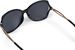 styleBREAKER Damen Oversize Butterfly Sonnenbrille geschwungener Kunststoff Rahmen, Schmetterling Brille 09020137