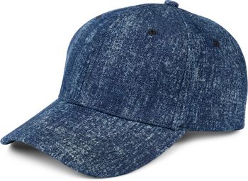 styleBREAKER Unisex Jeans Baseball Cap meliert, 6-Panel Denim Basecap, Metallschnalle verstellbar 04023087