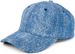 styleBREAKER Unisex Jeans Baseball Cap meliert, 6-Panel Denim Basecap, Metallschnalle verstellbar 04023087