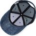 styleBREAKER Unisex Jeans Baseball Cap meliert, 6-Panel Denim Basecap, Metallschnalle verstellbar 04023087