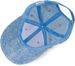 styleBREAKER Unisex Jeans Baseball Cap meliert, 6-Panel Denim Basecap, Metallschnalle verstellbar 04023087
