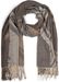 styleBREAKER Damen Web Schal mit Geometrischem Muster und Fransen, warme Winter Stola mehrfarbig 01017150