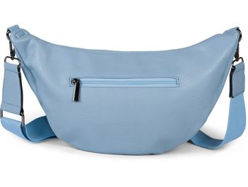styleBREAKER Damen Halbmond Schultertasche groß | Crossbody Umhängetasche Handtasche mit 2 Wege Reißverschluss & verstellbarem Schultergurt 37 x 17 cm