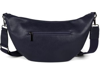 styleBREAKER Damen Halbmond Schultertasche groß | Crossbody Umhängetasche Handtasche mit 2 Wege Reißverschluss & verstellbarem Schultergurt 37 x 17 cm