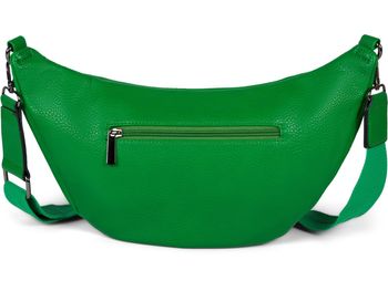 styleBREAKER Damen Halbmond Schultertasche groß | Crossbody Umhängetasche Handtasche mit 2 Wege Reißverschluss & verstellbarem Schultergurt 37 x 17 cm