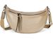 styleBREAKER Damen Halbmond Schultertasche groß | Crossbody Umhängetasche Handtasche mit 2 Wege Reißverschluss & verstellbarem Schultergurt 37 x 17 cm