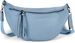 styleBREAKER Damen Halbmond Crossbody Schultertasche, abnehmbarer verstellbarer Schultergurt, Einfarbige Handtasche 02012386
