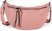 styleBREAKER Damen Halbmond Crossbody Schultertasche, abnehmbarer verstellbarer Schultergurt, Einfarbige Handtasche 02012386
