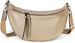 styleBREAKER Damen Halbmond Crossbody Schultertasche, abnehmbarer verstellbarer Schultergurt, Einfarbige Handtasche 02012386