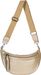 styleBREAKER Damen Halbmond Crossbody Schultertasche, abnehmbarer verstellbarer Schultergurt, Einfarbige Handtasche 02012386