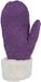 styleBREAKER Damen warme Winter Strick Fäustlinge mit Strass und Perlen, Handschuhe, Thermo Fleece, Strickhandschuhe 09010039
