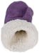styleBREAKER Damen warme Winter Strick Fäustlinge mit Strass und Perlen, Handschuhe, Thermo Fleece, Strickhandschuhe 09010039