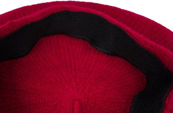 styleBREAKER Damen Feinstrick Baskenmütze mit dezentem Streifen Muster, Winter, Barett, Béret, Franzosen Mütze 04024200