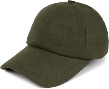 styleBREAKER Unisex Baseball Cap Einfarbig in Flanell Optik mit Wolle, 6-Panel Basecap, Metallschnalle verstellbar 04023088