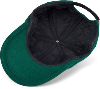 styleBREAKER Unisex Baseball Cap Einfarbig in Flanell Optik mit Wolle, 6-Panel Basecap, Metallschnalle verstellbar 04023088