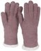 styleBREAKER Damen warme Winter Handschuhe mit Reiskorn Muster und Fleece, Thermo Strickhandschuhe, Fingerhandschuhe 09010040