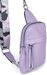 styleBREAKER Damen One Shoulder Rucksack, gemusterter Schultergurt, Einfarbige Crossbody Bag, Cityrucksack, Sling Bag 02012387