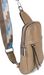 styleBREAKER Damen One Shoulder Rucksack, gemusterter Schultergurt, Einfarbige Crossbody Bag, Cityrucksack, Sling Bag 02012387