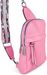 styleBREAKER Damen One Shoulder Rucksack, gemusterter Schultergurt, Einfarbige Crossbody Bag, Cityrucksack, Sling Bag 02012387