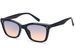 styleBREAKER Unisex Nerd Sonnenbrille mit Polycarbonat Flachgläsern und filigranem Kunststoff Rahmen, Retro Style 09020142