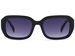 styleBREAKER Damen Retro Sonnenbrille mit breitem Kunststoff Rahmen und Rechteckigen Polycarbonat Gläsern 09020143
