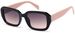 styleBREAKER Damen Retro Sonnenbrille mit breitem Kunststoff Rahmen und Rechteckigen Polycarbonat Gläsern 09020143