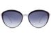 styleBREAKER Damen Sonnenbrille Oval mit filigranem Kunststoff Rahmen und Metall Detail, Polycarbonat Gläser 09020144