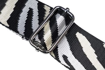 styleBREAKER Breiter Taschen Schulterriemen verstellbar mit Zebra Muster, Wechsel Taschengurt, Handyband, Handykette 02013033