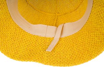 styleBREAKER Damen Papierstroh Sonnenhut | faltbarer Fischerhut | leichter Bucket Hat mit Schweißband | Sommerhut mit Krempe als Sonnenschutz für Outdoor Strand Freizeit