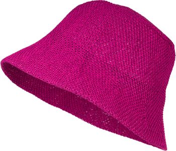 styleBREAKER Damen Sonnenhut aus Papierstroh faltbarer Fischerhut leichter Bucket Hat mit Schweißband Sommerhut mit Krempe als Sonnenschutz für Outdoor Strand Freizeit