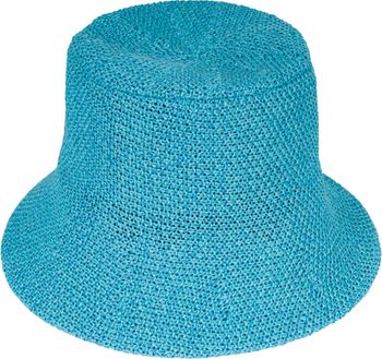 styleBREAKER Damen Sonnenhut aus Papierstroh faltbarer Fischerhut leichter Bucket Hat mit Schweißband Sommerhut mit Krempe als Sonnenschutz für Outdoor Strand Freizeit