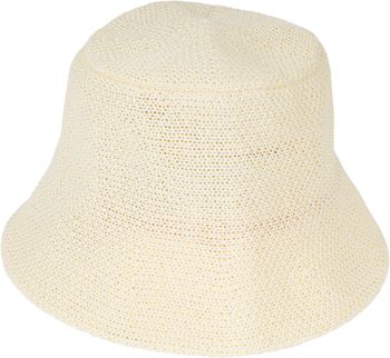 styleBREAKER Damen Sonnenhut aus Papierstroh faltbarer Fischerhut leichter Bucket Hat mit Schweißband Sommerhut mit Krempe als Sonnenschutz für Outdoor Strand Freizeit