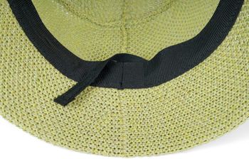 styleBREAKER Damen Papierstroh Sonnenhut | faltbarer Fischerhut | leichter Bucket Hat mit Schweißband | Sommerhut mit Krempe als Sonnenschutz für Outdoor Strand Freizeit