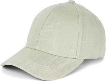 styleBREAKER Unisex Leinen Baseball Cap | Verstellbare 6-Panel Basecap mit gebogenem Schirm | Atmungsaktive Sommer Mütze mit Metallschnalle | Leicht, Bequem & Stilvoll