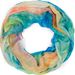 styleBREAKER Damen Loop Schal mit buntem Aquarell Farbverlauf Muster, leichter sommerlicher Schlauchschal mehrfarbig 01016220