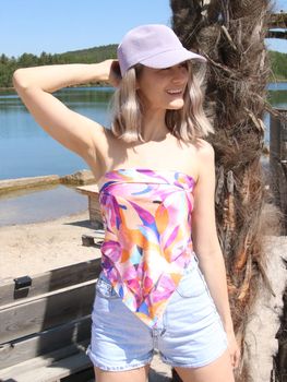 styleBREAKER Papierstroh Baseball Cap einfarbig | luftiges Sommer Basecap mit Metallschnalle verstellbar | Unisex Cap mit Schweißband für Damen und Herren