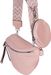 styleBREAKER Damen Halbmond Crossbody Schultertaschen Set 2-Teilig, Schultergurt mit Zick-Zack Rauten Muster 02012396